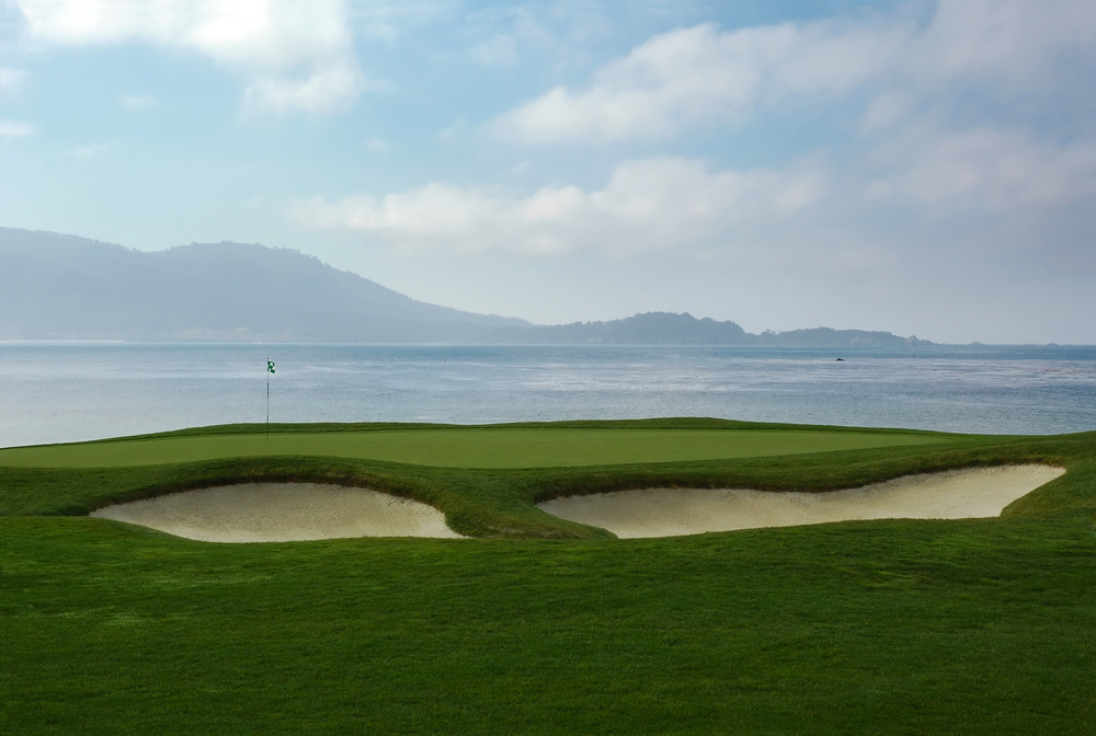 golf course near the ocean